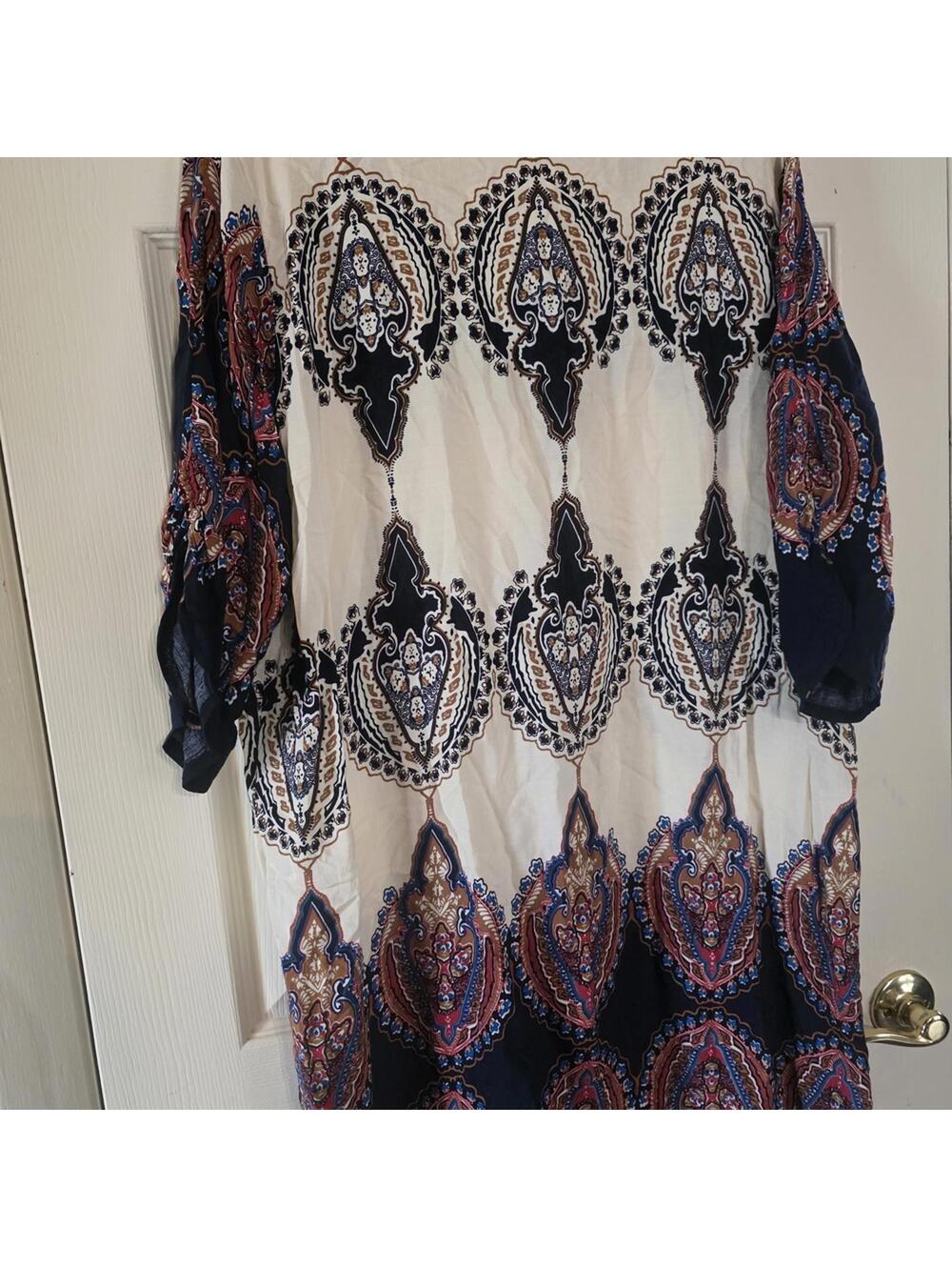 Halife Bohemian Style Patterned Dress - Picture 2 of 5
